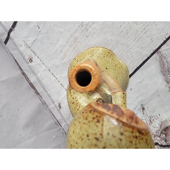 Vintage UCTCI Japanese Stoneware Girl Holding Planter Bud Vase Figurine 4inches - Picture 3 of 6